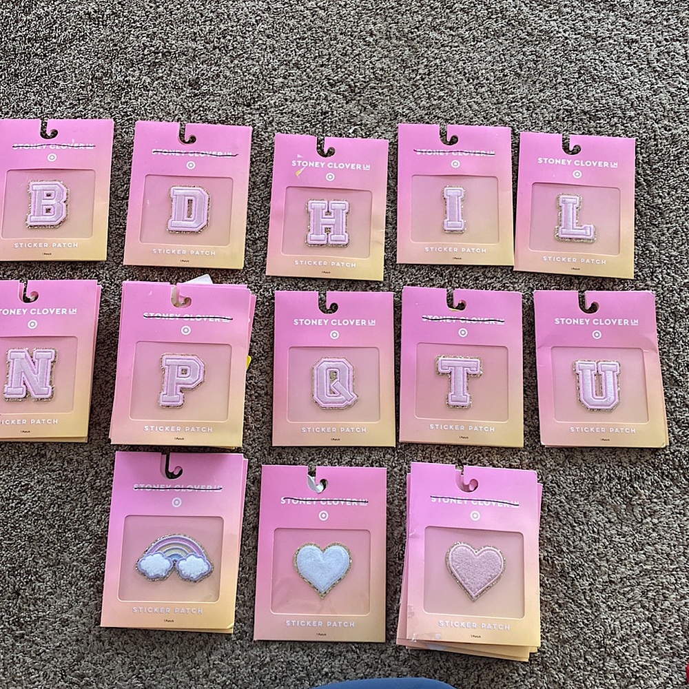 Stoney Clover for Target Sticker Patches lot